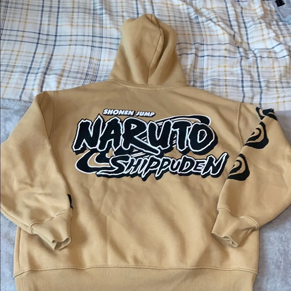 Zara Tan Graphic Hoodie